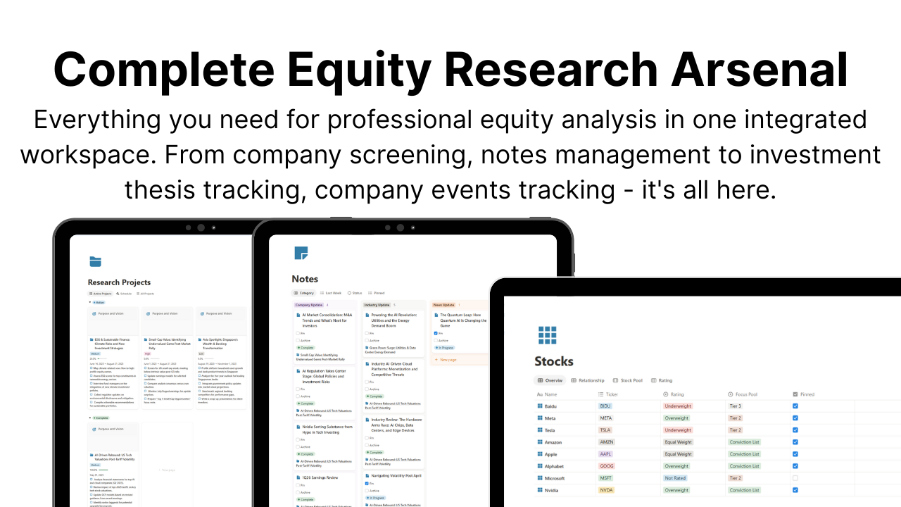 Ultimate Equity Research Comand Center