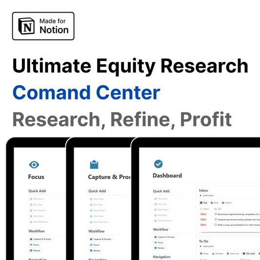 Ultimate Equity Research Comand Center
